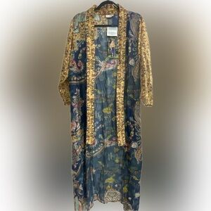NWT Cienna SILK Anissa Duster